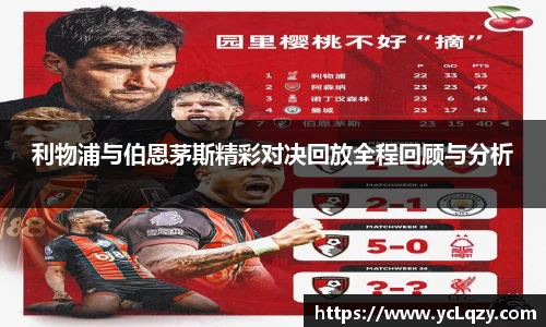 利物浦与伯恩茅斯精彩对决回放全程回顾与分析